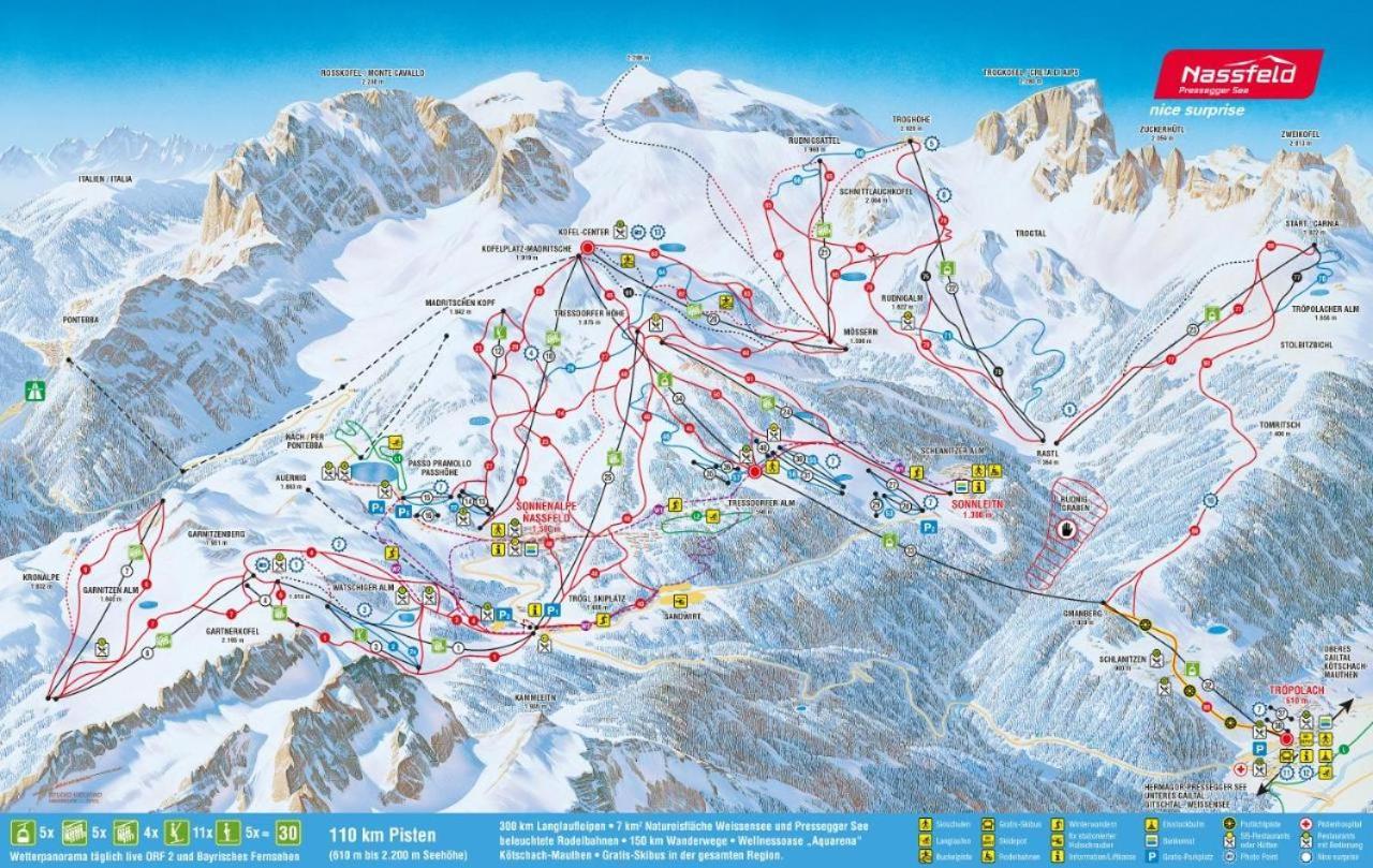 Nassfeld Sonnleitn Apartment 2 Sonnenalpe Nassfeld Luaran gambar